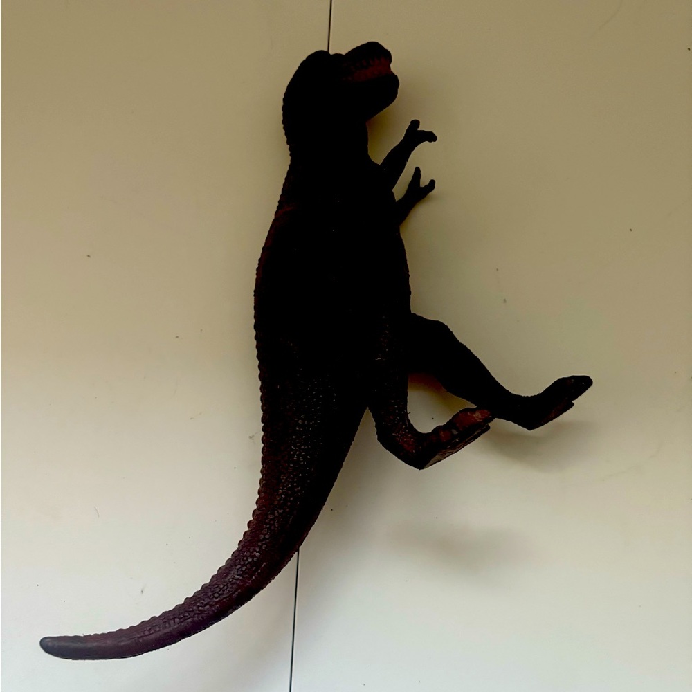 Black and Red Dinosaur Figure for Reptile Enthusiasts